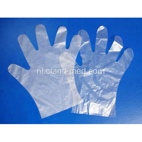 Wegwerpveiligheid Medische PE-handschoenen Kunststofhand-handschoenen